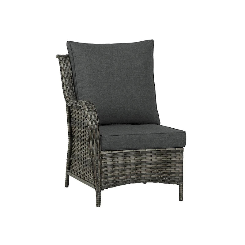 Ensemble de mobilier de patio, canapé de conversation d'extérieur 6 pièces