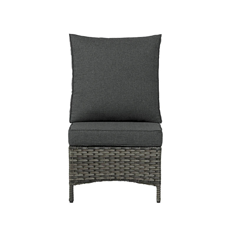 Ensemble de mobilier de patio, canapé de conversation d'extérieur 6 pièces