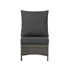 Ensemble de mobilier de patio, canapé de conversation d'extérieur 6 pièces
