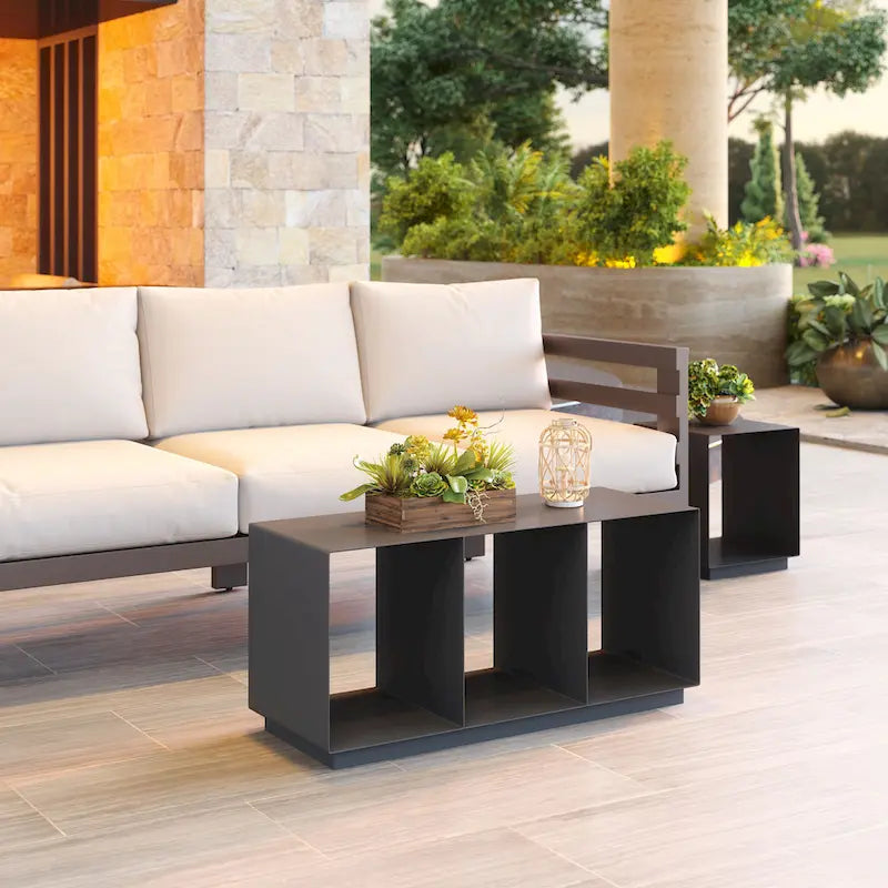Table basse Kokos Charbon