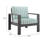 Fauteuil Rolig vert